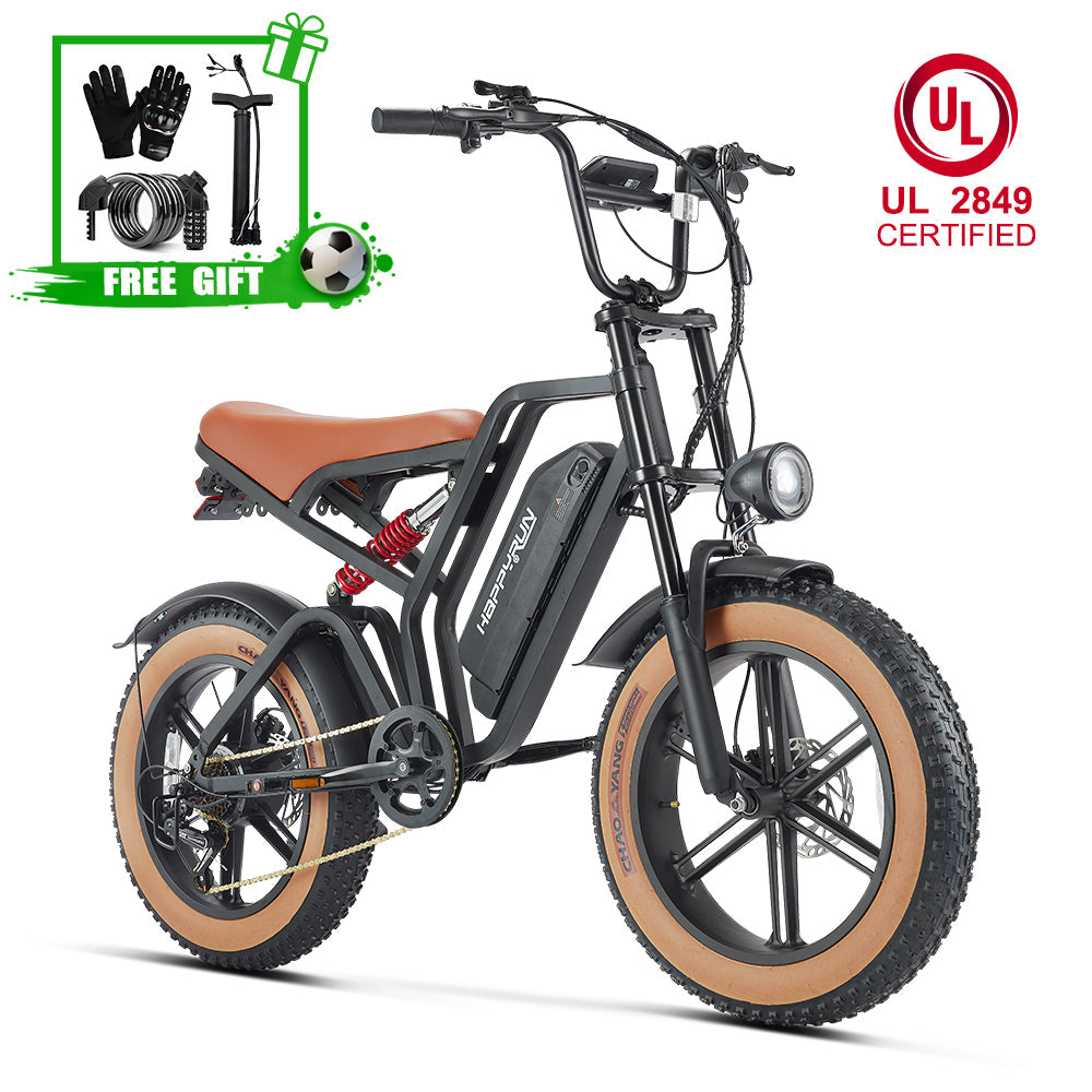 Happyrun Tank G60 UL 2849 Certified Electric Dirt Bike Fat Tire All Terrain