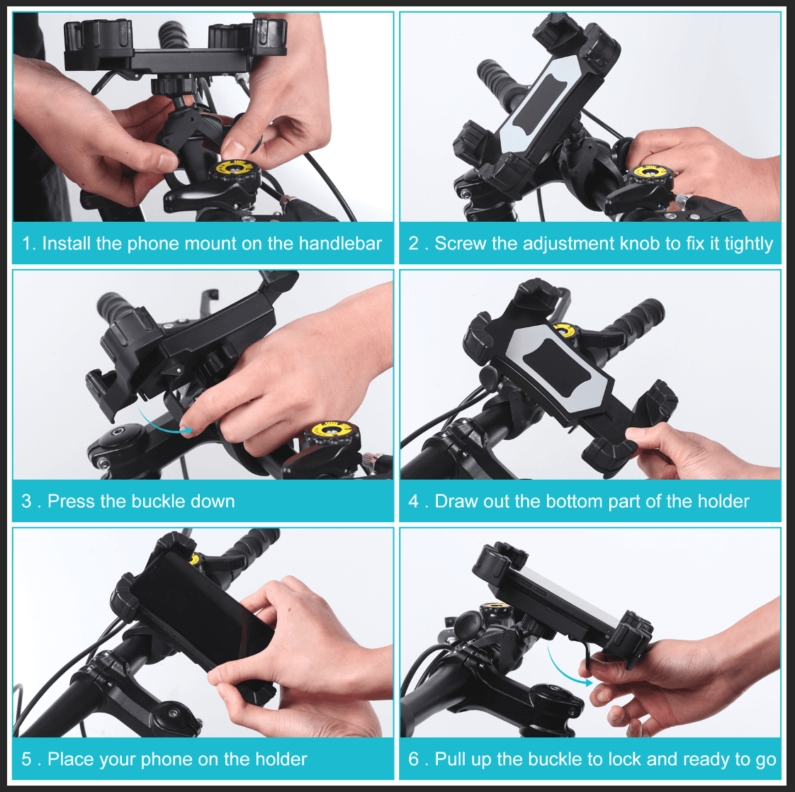 HappyRun Phone Holder For Electric Mountain Bike