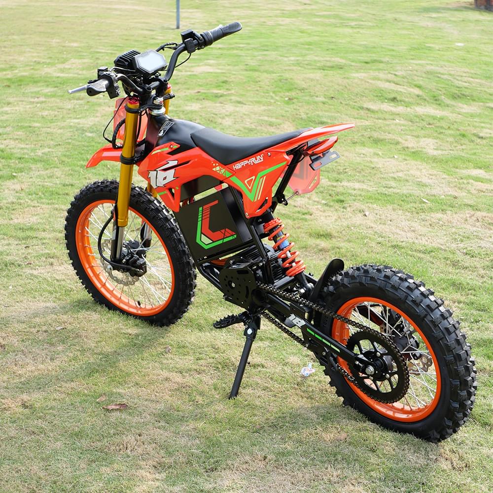 HappyRun F18 Long-Range 60-Mile Electric Trail Bike