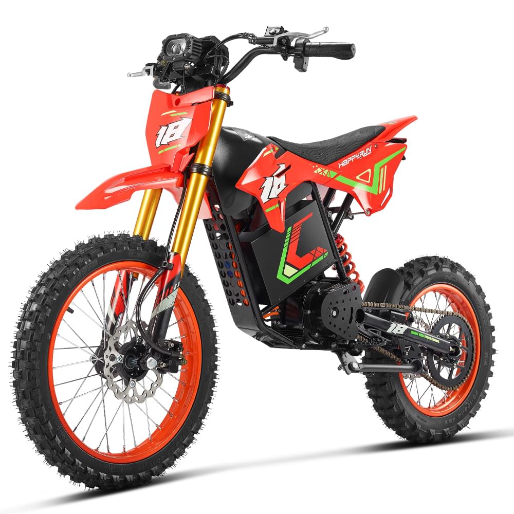 HappyRun F18 Long-Range 60-Mile Electric Trail Bike