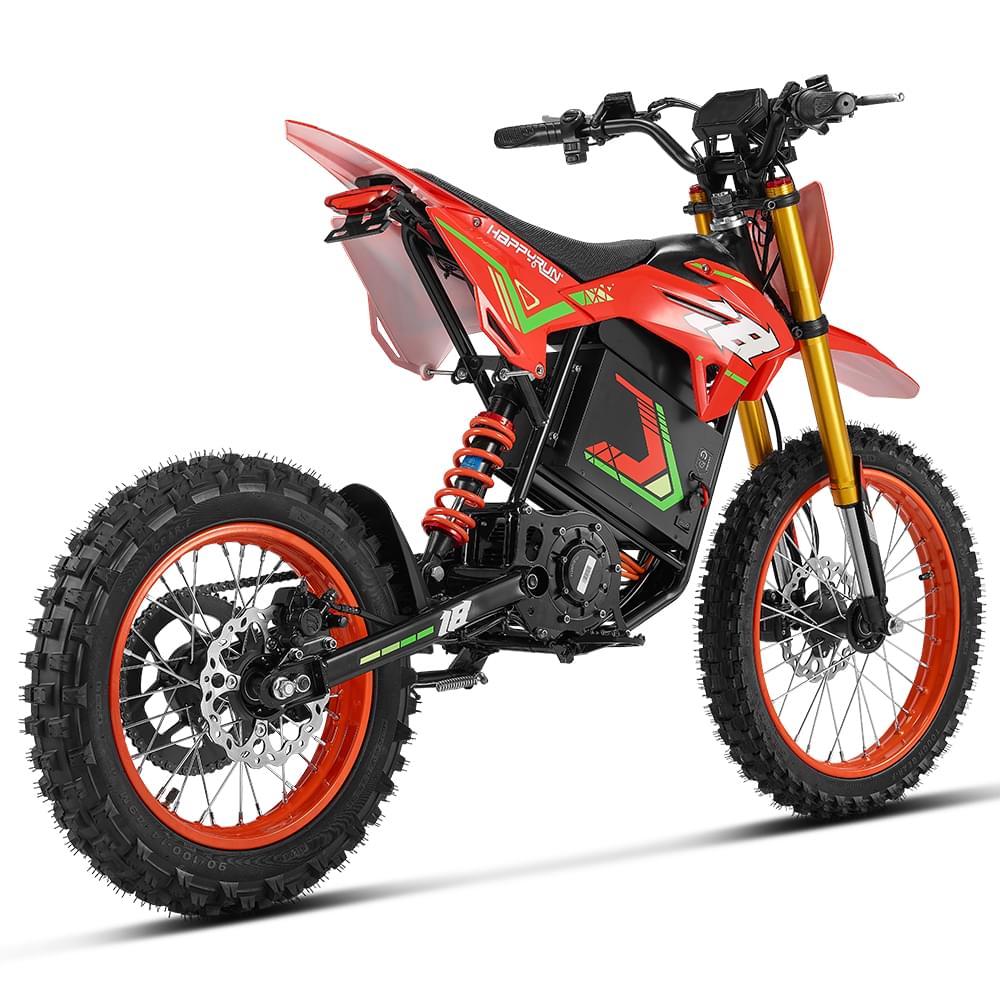 HappyRun F18 Long-Range 60-Mile Electric Trail Bike