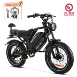 HappyRun G70 UL 2849 Certified Dual Battery Fast Electric Cargo Bike for Sale