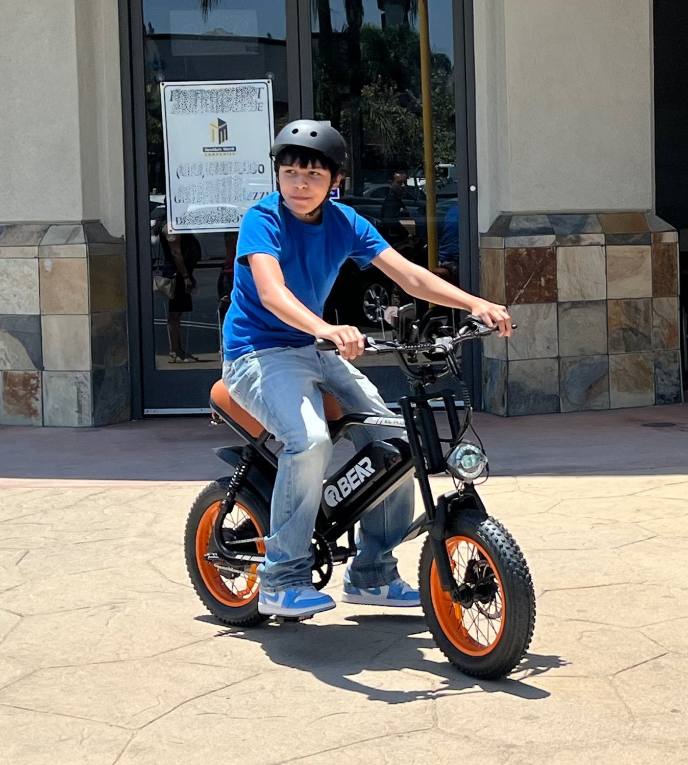 K6P BROWN: TEEN SIZE MOPED with APP Speed Control