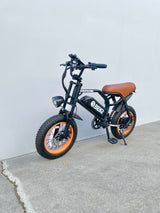 K6P BROWN: TEEN SIZE MOPED with APP Speed Control