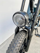 K6P BLUE: TEEN SIZE MOPED with APP Speed Control
