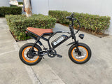 K6P BROWN: TEEN SIZE MOPED with APP Speed Control