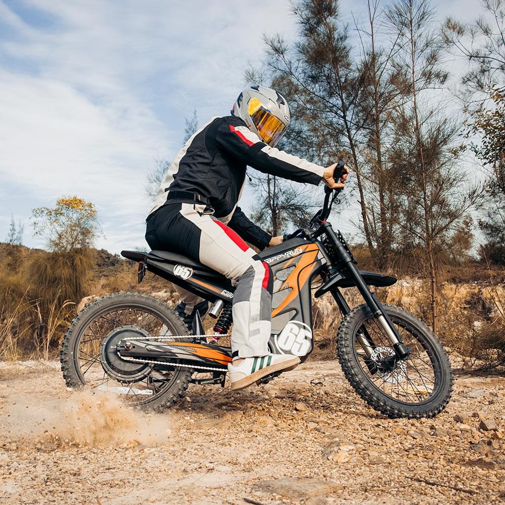 G300 Pro 6500W Peak Power 50 MPH Electric Dirt Bike