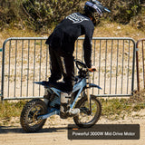 Tuttio Soleil01 GB Electric Dirt Bike (Glacier Blue)